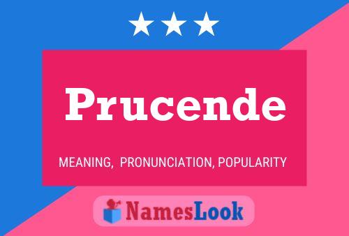 ملصق اسم Prucende