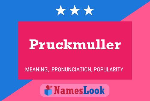 ملصق اسم Pruckmuller