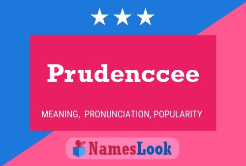 ملصق اسم Prudenccee