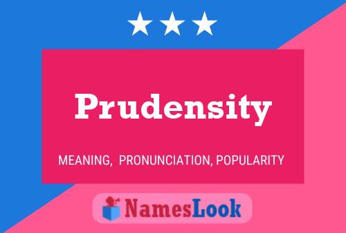 ملصق اسم Prudensity