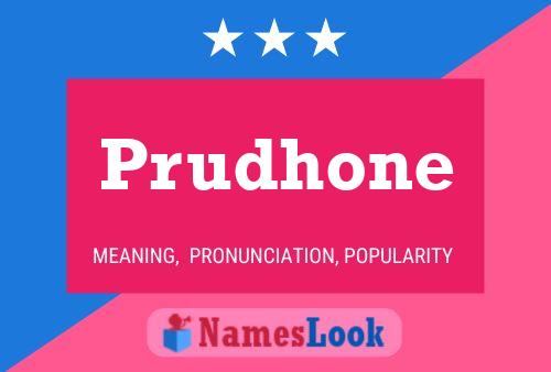 ملصق اسم Prudhone