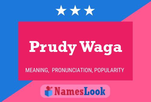 ملصق اسم Prudy Waga