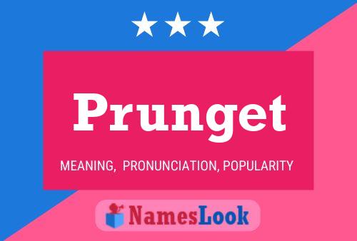 ملصق اسم Prunget