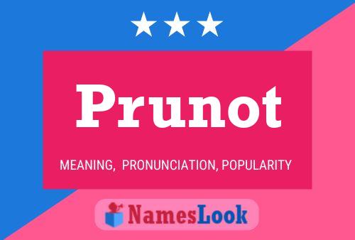 ملصق اسم Prunot