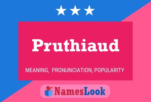 ملصق اسم Pruthiaud