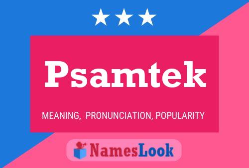 ملصق اسم Psamtek