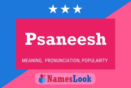 ملصق اسم Psaneesh