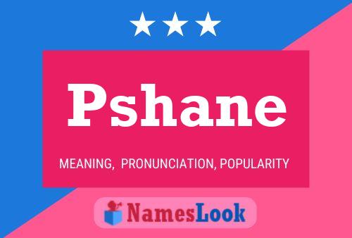 ملصق اسم Pshane