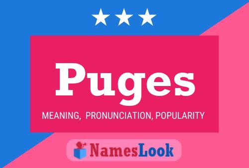 ملصق اسم Puges