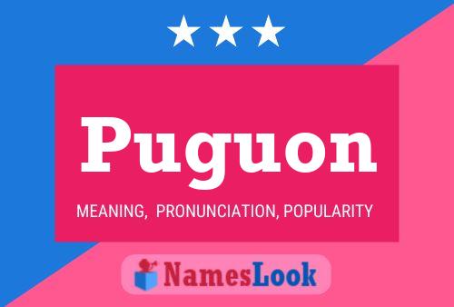 ملصق اسم Puguon