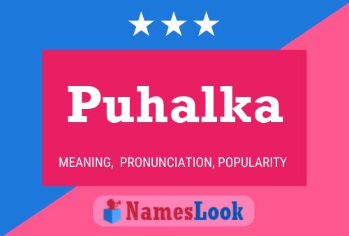 ملصق اسم Puhalka