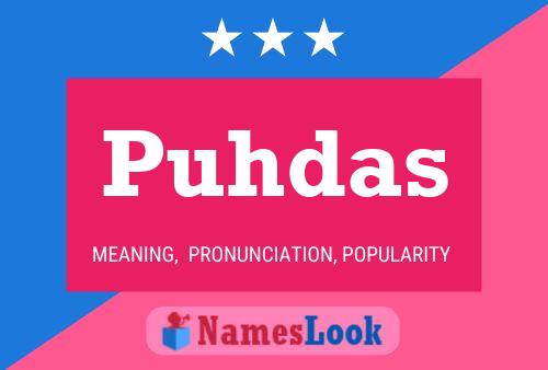 ملصق اسم Puhdas