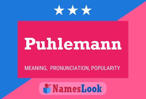 ملصق اسم Puhlemann