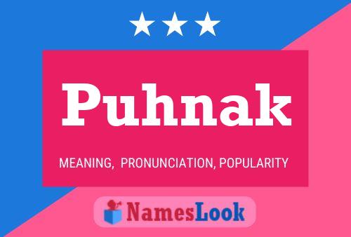 ملصق اسم Puhnak