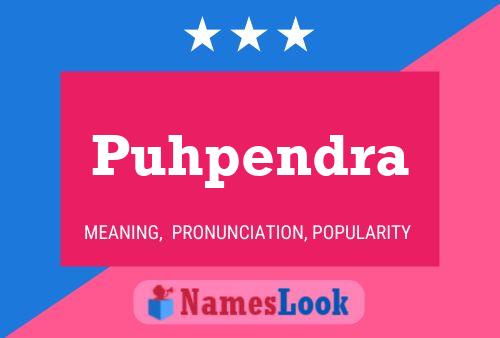 ملصق اسم Puhpendra