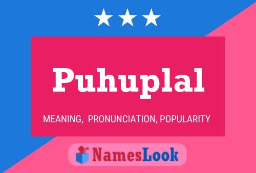 ملصق اسم Puhuplal