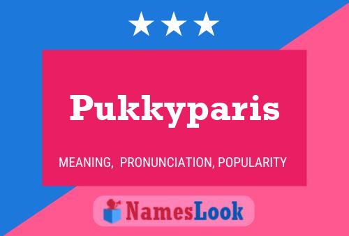 ملصق اسم Pukkyparis