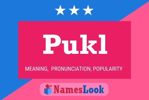 ملصق اسم Pukl