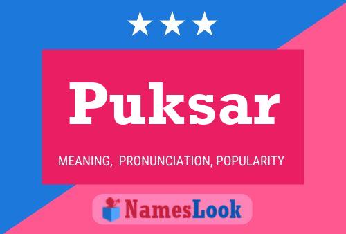 ملصق اسم Puksar