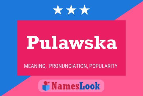 ملصق اسم Pulawska