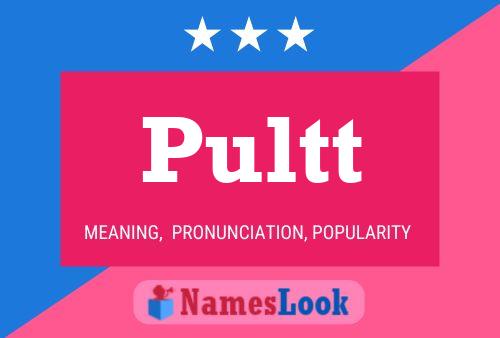 ملصق اسم Pultt