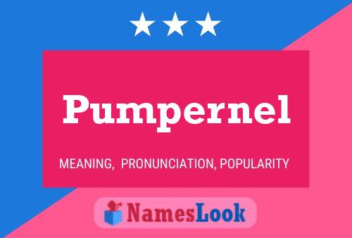 ملصق اسم Pumpernel