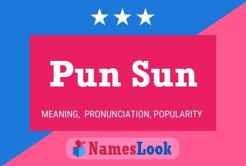 ملصق اسم Pun Sun