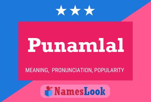 ملصق اسم Punamlal