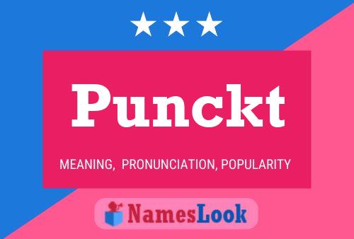 ملصق اسم Punckt