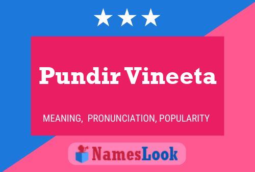 ملصق اسم Pundir Vineeta