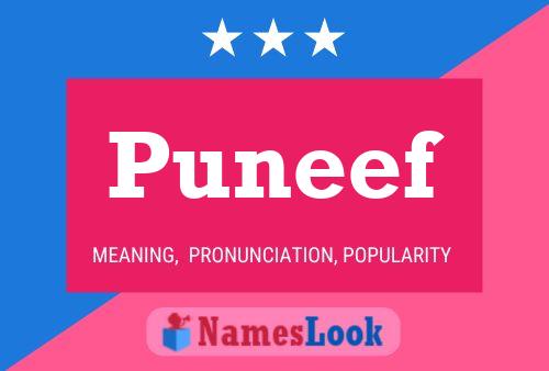 ملصق اسم Puneef