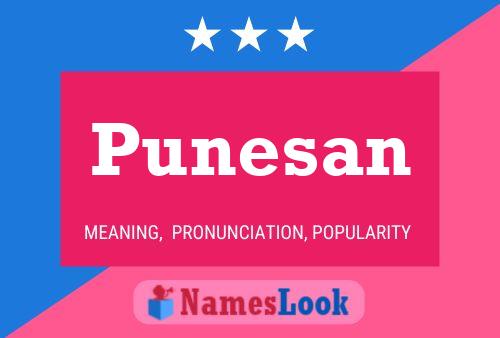 ملصق اسم Punesan