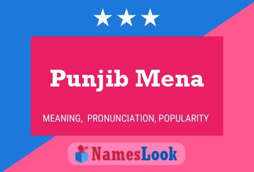 ملصق اسم Punjib Mena