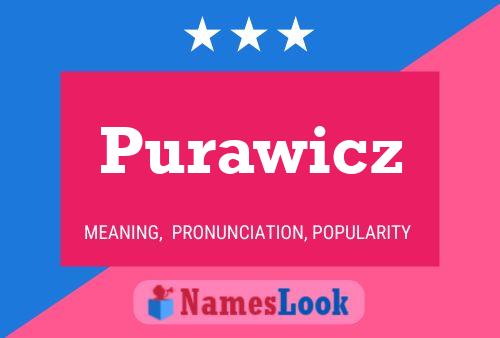 ملصق اسم Purawicz