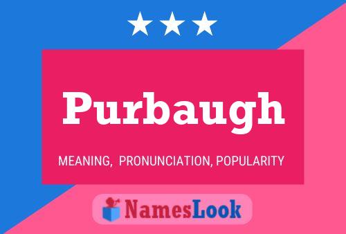 ملصق اسم Purbaugh