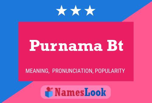 ملصق اسم Purnama Bt