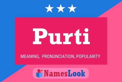 ملصق اسم Purti