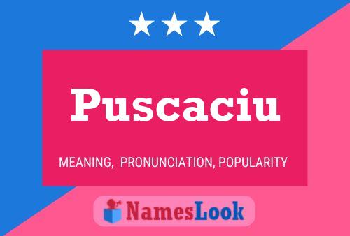 ملصق اسم Puscaciu