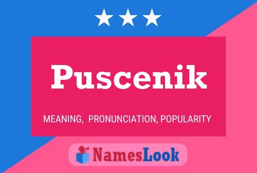 ملصق اسم Puscenik