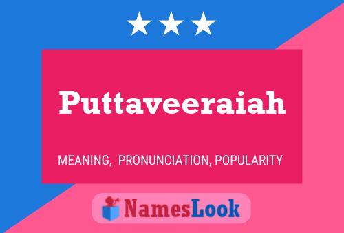 ملصق اسم Puttaveeraiah