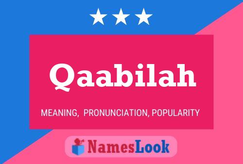 ملصق اسم Qaabilah