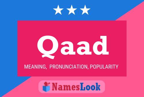 ملصق اسم Qaad