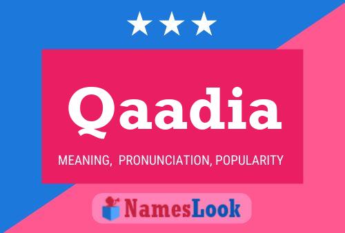 ملصق اسم Qaadia