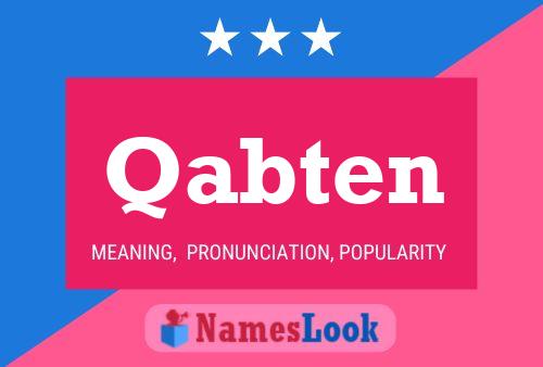 ملصق اسم Qabten