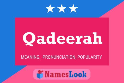 ملصق اسم Qadeerah