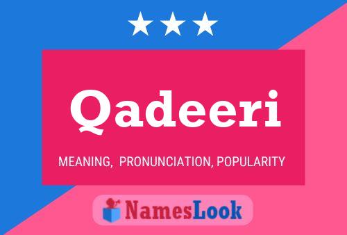 ملصق اسم Qadeeri