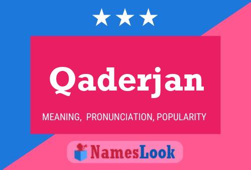 ملصق اسم Qaderjan