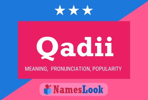 ملصق اسم Qadii