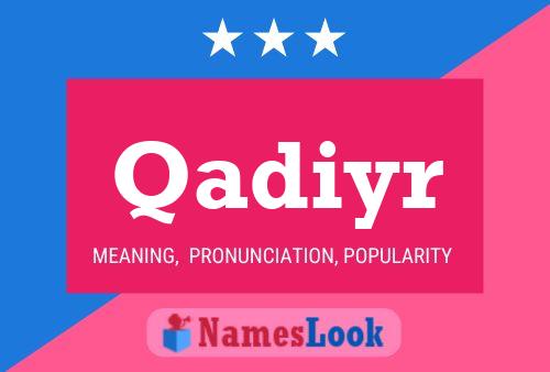 ملصق اسم Qadiyr