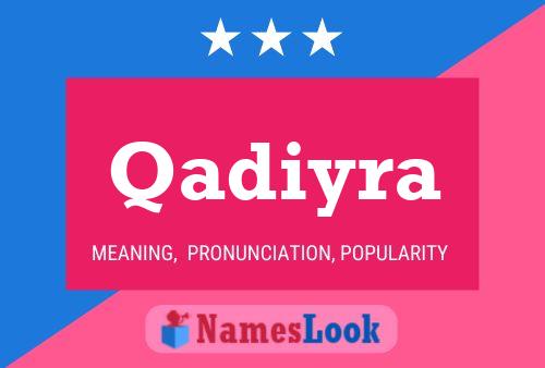 ملصق اسم Qadiyra